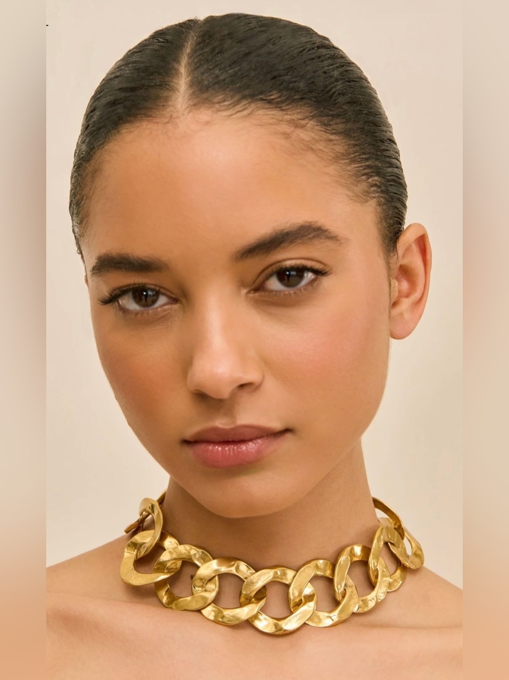 CULT GAIA DULCE CHOKER NECKLACE IN ANTIQUE BRASS NEW IN BOX - Picture 2 of 9